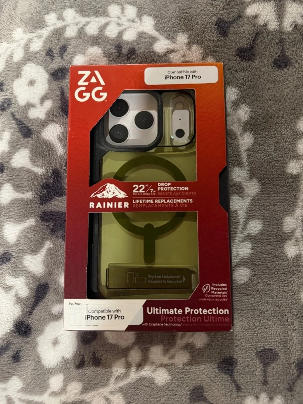 *NEW* ZAGG - Rainier Snap with Kickstand for Apple iPhone 17 Pro - Sea Kelp